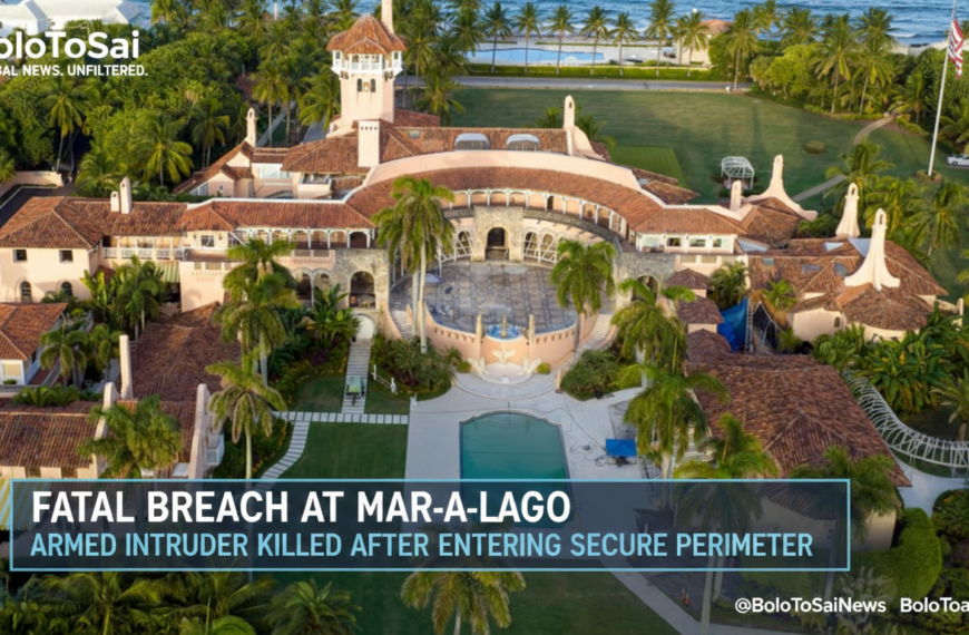 Armed man killed after entering secure perimeter of Trump's residence, Secret Service says