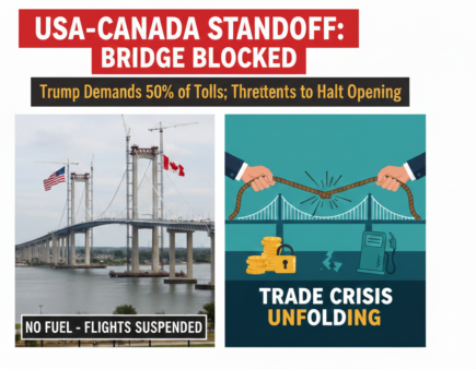 Trump Escalates Canada Standoff: Demands 50% of Gordie Howe Bridge Tolls Before Opening