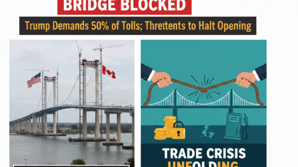 Trump Escalates Canada Standoff: Demands 50% of Gordie Howe Bridge Tolls Before Opening