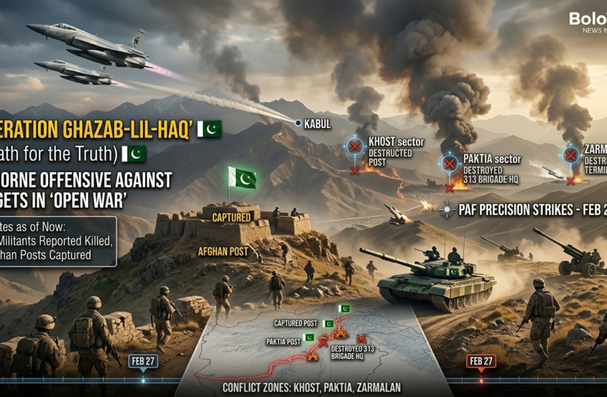 Pakistan Bombs Strategic Targets in 'Open War' with Afghanistan; 133 Militants Reported Killed