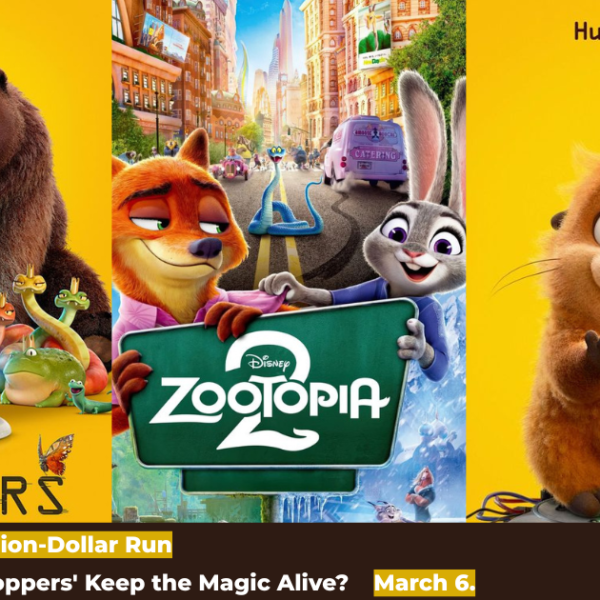 Disney•Pixar's 'Hoppers' Debuts March 6 as 'Zootopia 2' Continues Run