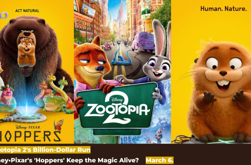 Disney•Pixar's 'Hoppers' Debuts March 6 as 'Zootopia 2' Continues Run