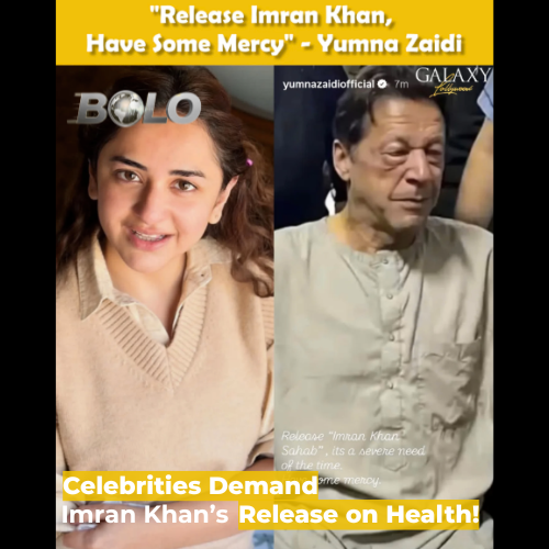 Yumna, Mahira & Stars Demand Imran Khan's Release on Health