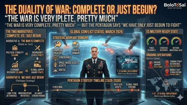 THE IRAN WAR IS VERY COMPLETE