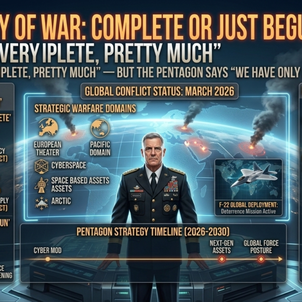 THE IRAN WAR IS VERY COMPLETE