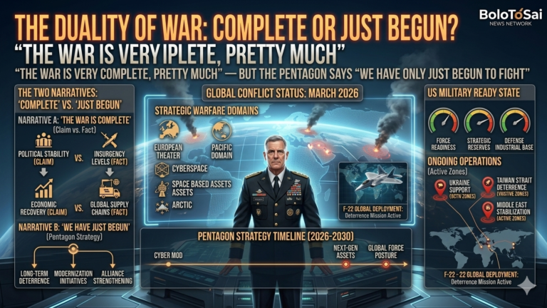 THE IRAN WAR IS VERY COMPLETE