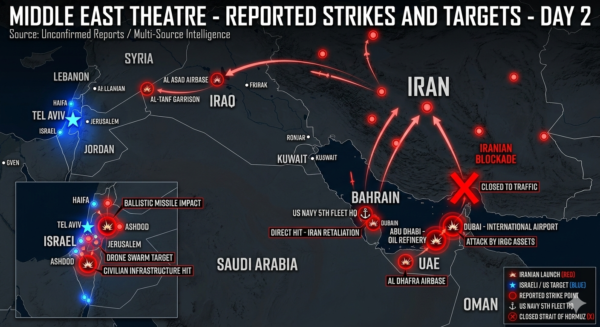 IRAN-ISRAEL WAR ENTERS DAY 2 AS WORLD BRACES FOR CATASTROPHE
