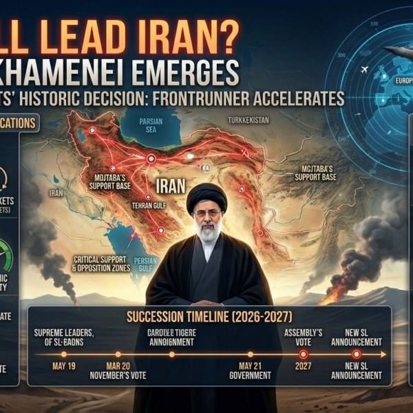 MOJTABA KHAMENEI EMERGES AS FRONTRUNNER