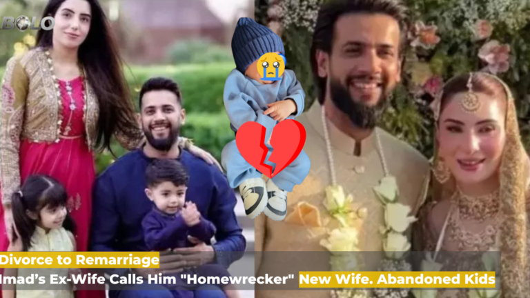 Imad Wasim's 2nd Wedding Sparks Fury: "He Abandoned My Kids"