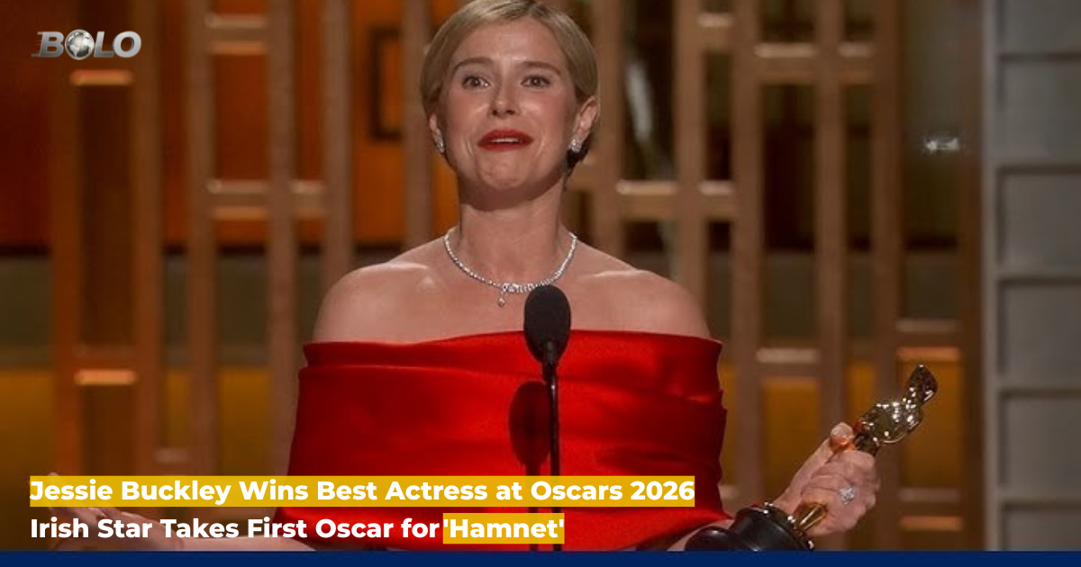 Jessie Buckley Wins Best Actress at Oscars 2026