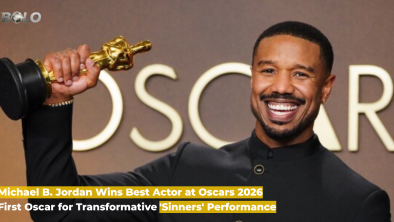 Michael B. Jordan Wins Best Actor at Oscars 2026 for 'Sinners'