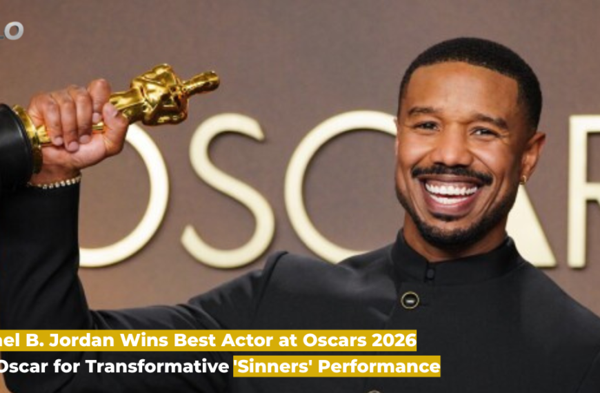 Michael B. Jordan Wins Best Actor at Oscars 2026 for 'Sinners'