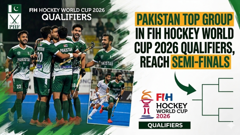 🏑 Pakistan Top Group in FIH Hockey World&hellip;
